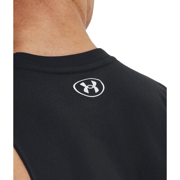 $40 UNDER ARMOUR PROJECT ROCK IRON MUSCLE TANK 1377290-001 BLACK/WHITE M - Picture 3 of 6
